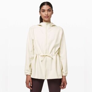 Lululemon Gotta Hustle Jacket Light Ivory Size 6